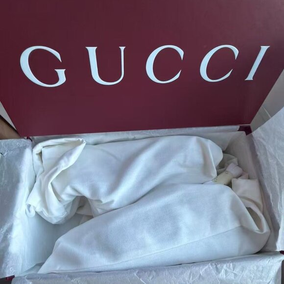 Gucci Screener Sneaker 'Beige Purple' - Picture 5 of 5